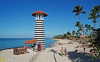 View beach of the Hotel IBEROSTAR HACIENDA DOMINICUS - Bayahibe - Dominican Republic